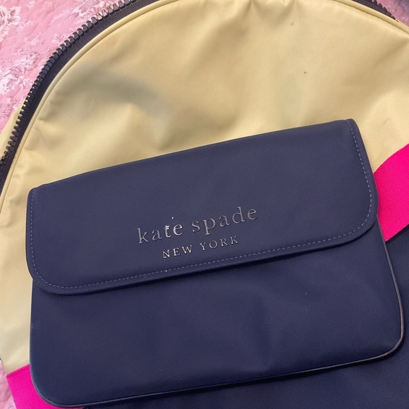 Kate Spade Lemon ,Fushia and Navy backpack - Picture 5 of 7